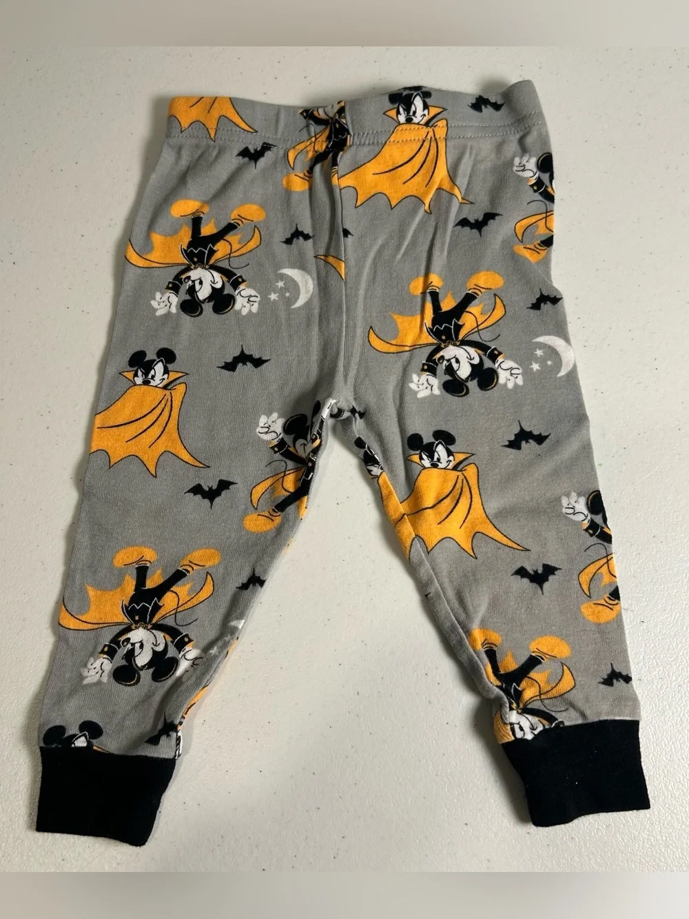 🎃Disney Bundle of Halloween Mickey Mouse Pajamas Size 18 Months Snug Fitting